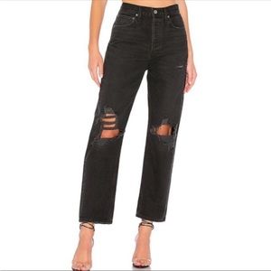 Agolde Black Washed High Rise 90’s Jeans